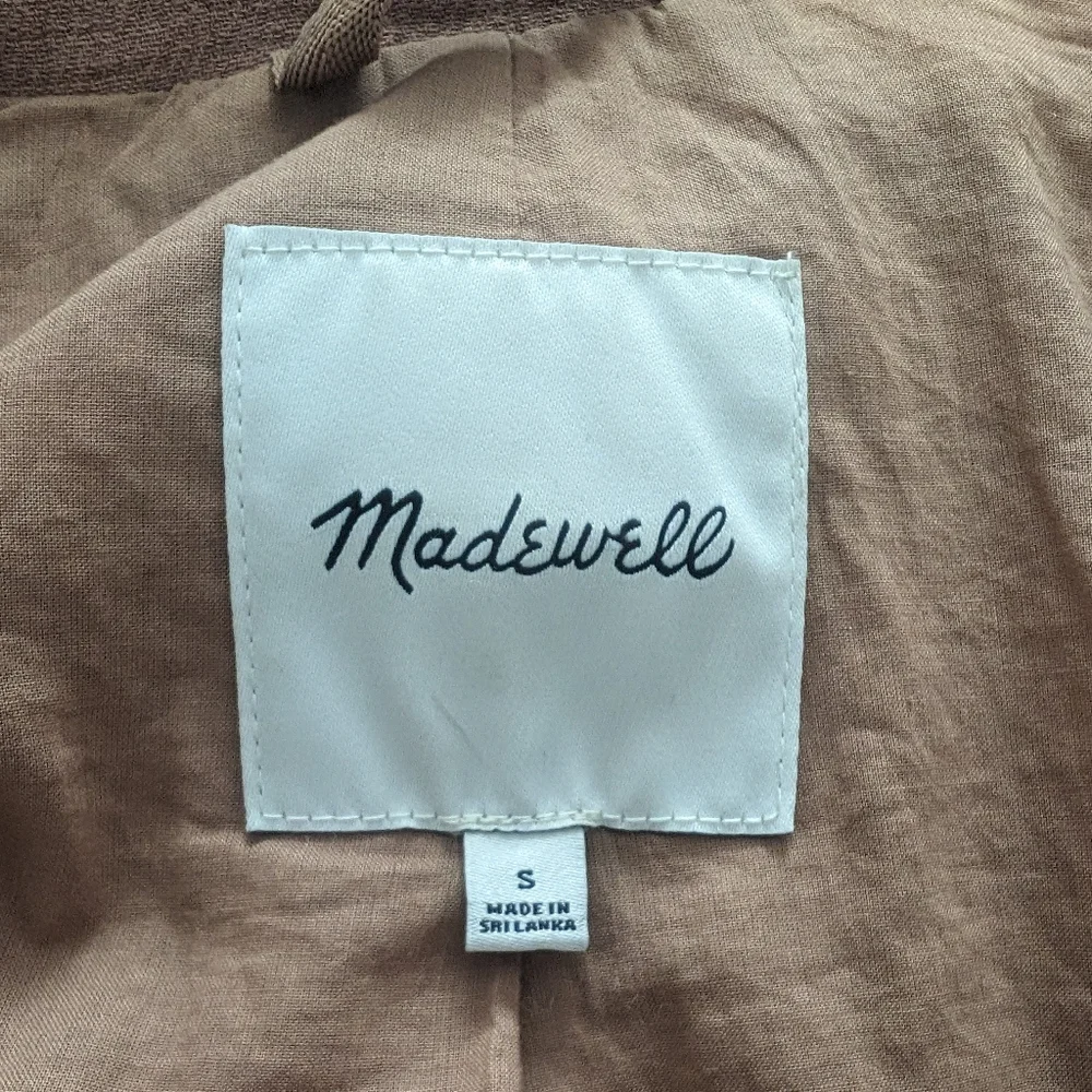 Madewell cotton-linen Larsen Blazer GUC - Picture 5 of 6